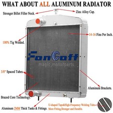 4 Rows Radiator Fit Case Ih 2390 2394 2590 2594 3294 3394 3594 #a147140 A184365