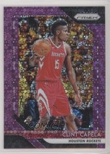 2018-19 Panini Prizm Fast Break Purple Prizm 23/75 Clint Capela #74 z0c