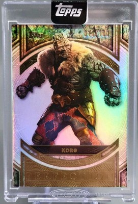 2025 Topps Marvel The Collector Korg Perfections #41 10/100 Thor 