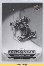 2024-25 Upper Deck Extended Series UD Canvas Black Marc-Andre Fleury READ 1j1a