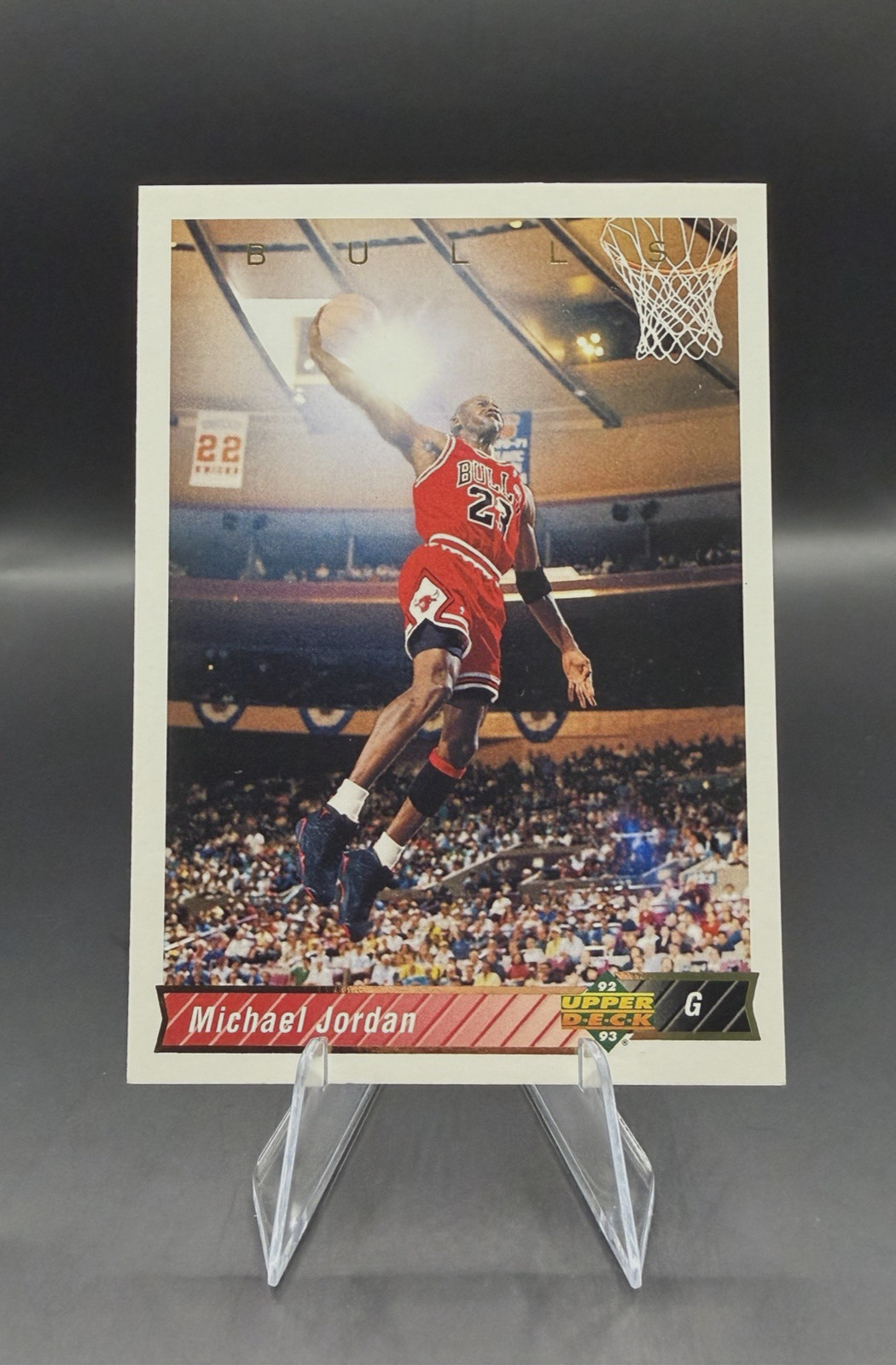 1992-93 Upper Deck - Michael Jordan #23 - Chicago Bulls - Hall of Fame