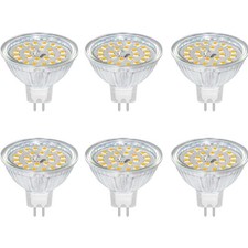 LED Leuchtmittel GU5.3 12V 5W Warmweiß MR16 6 Stück, Ersatz für Halogen, nich...