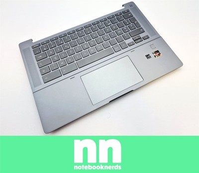 HP Chromebook x360 14B-NA Topcase Tastatur Französisch AZERTY Grau