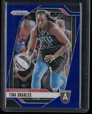 2024 Panini Prizm WNBA #36 Tina Charles Blue Prizms #/199