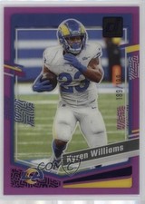 2023 Panini Clearly Donruss Purple 189/199 Kyren Williams #30 2u3