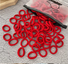 50/100Pcs Hair Bands for Children Colorful Nylon Scrunchie Hair Ties Rubber Band