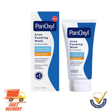 PanOxyl Peroxide Acne Foaming Wash 10 Benzoyl 5.5 Oz Tube Antimicrobial