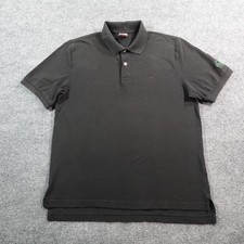 Michigan State Shirt Mens L Black Brooks Brothers Polo Golf Cotton Spartans 0023