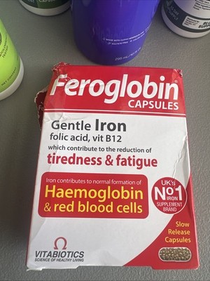 Feroglobin Vitabiotics Organic Vitamin And Mineral Capsules 30 Capsule