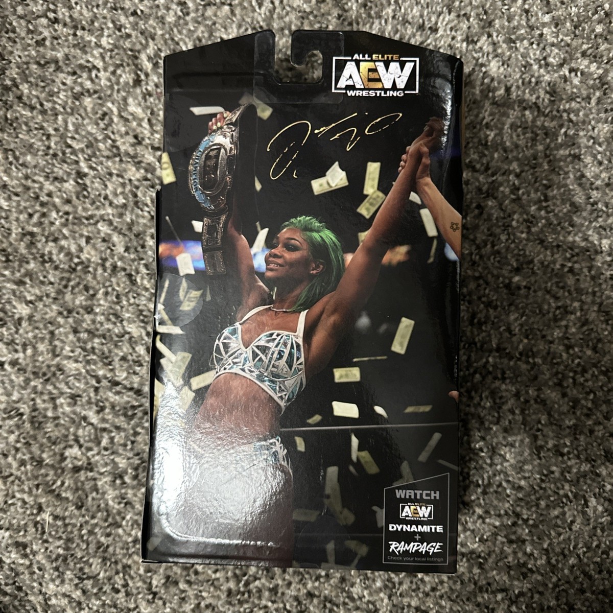 Jade Cargill 1/3000 Chase Figure #6 Jazwares Shop AEW Exclusive