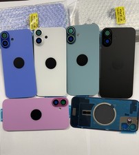 Back Glass Metal Magnetic for iPhone 16 plus Green Color