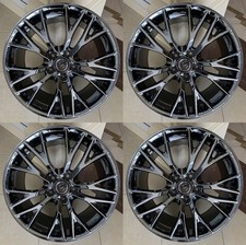 18x8.5 19x10 C7 Z06 Style Black Chrome Wheels Rims For Chevy Corvette C6 C7