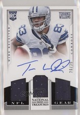 2013 Panini National Treasures Trio Signatures 20/25 Terrance Williams Auto 0s3
