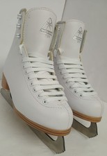 Jackson 200 Ice Skates White Size 3 Youth Ultima Mark I Blade 8 2/3