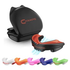 Champs MMA Breathable Mouth Guard for Boxing, MMA, Ages 10 and Above, Black