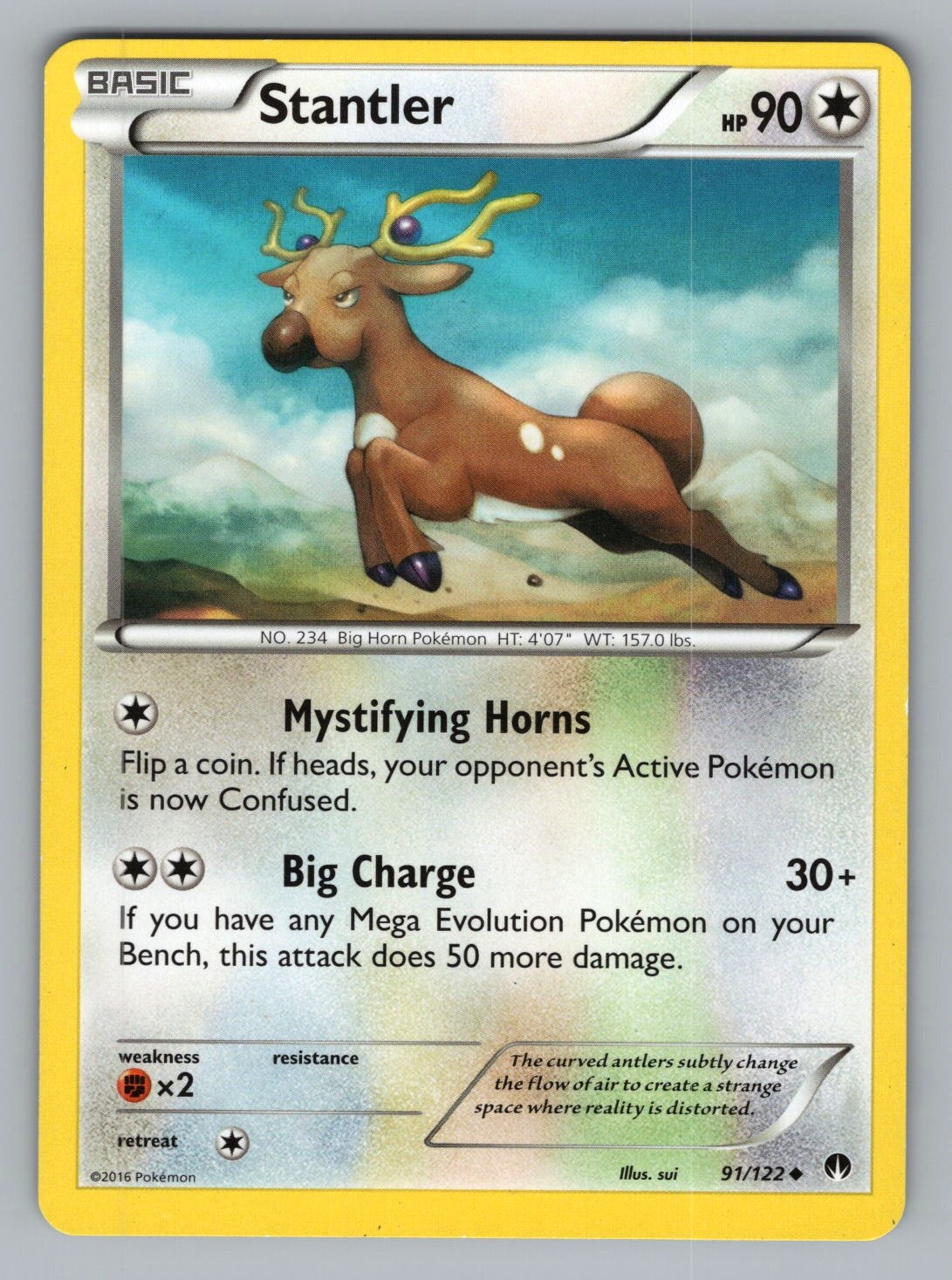 STANTLER 91 UC POKEMON LP BKP SUI.|_`