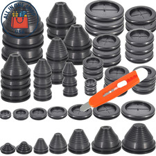 Rubber Grommets Wire Protection Closed Hole Firewall Plug Electrical Plumbing Rubber Grommets Wire Protection Closed Hole Firewall Plug Electrical Plumbing