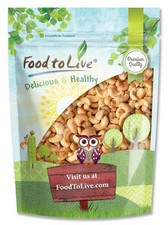 Dry Roasted Whole Cashews Unsalted, Kosher, Vegan