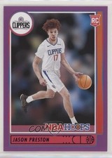 2021-22 Panini NBA Hoops Rookies Purple Jason Preston #242 0c2