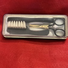 Mens Beard And Mustache Grooming Set/Comb, Scissors, Beard Brush