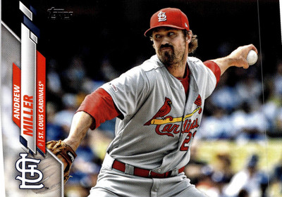 5 CARD LOT - 2020 Topps - Andrew Miller #254