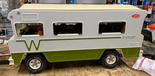 Vtg 24" 70'd Tonka Mighty Winnebago Indian Camper Motorhome RV Toy Truck Large!