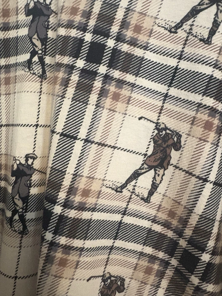 Polo estampado golfista vintage talla L  Foto 2 de 2