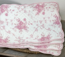 POTTERY BARN LOVESHACKFANCY PINK ROSE QUILTED...