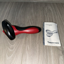 Tupperware Dosenöffner D159 Rot Schwarz aus Vorführtasche