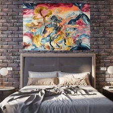 Chaos – Original Hand-Painted Abstract Oil Painting on Canvas – Modern Wall Art