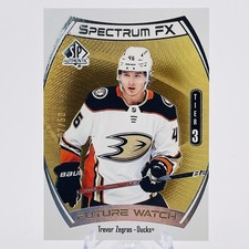 Trevor Zegras Future Watch Gold /50 💎 2021-22 SP Authentic Spectrum FX Tier 3