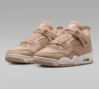 Nike Air Jordan 4 Retro Cozy Girl Beige Womens Size US 10 Casual Sneakers New✅