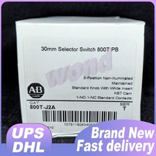 NEW AB Bulletin 800T-J2A Oil Tight Selector Switch 3 POSITION Maint US Free Tax