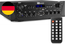 PV220BT 2 Zonen Verstärker, 200 Watt Bluetooth Receiver, Mp3-Player, UKW Radio, 