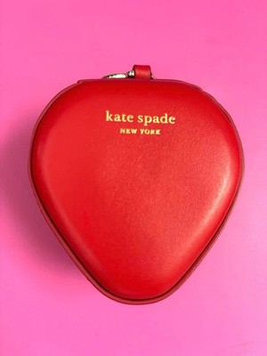kate spade new york Coin Purse Strawberry Red Used Without