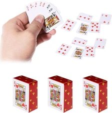 3 Decks Mini Playing Cards, Party Spoof Fun Smal Small 