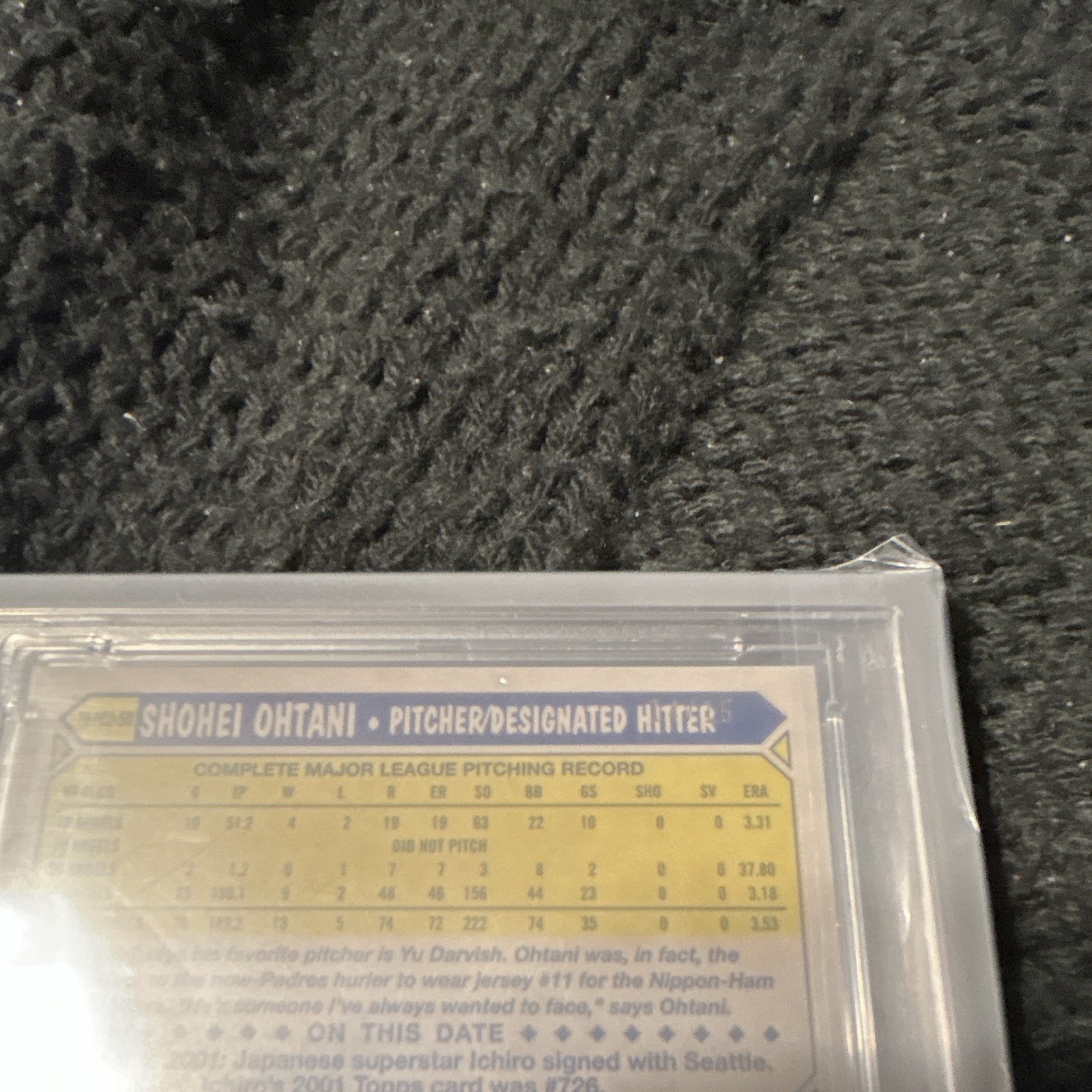 2022 Topps Series 2 Silver Pack Mojo Shohei Ohtani Auto PSA 10 card psa 10 14/15 view 4