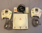 Sega Dreamcast  White Console VA1 + 2 controllers Battery & Fuse works great!  
