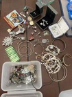 Vintage / Modern Jewelry Lot Costume Jewelry Sterling Silver 18k Gold Over SS