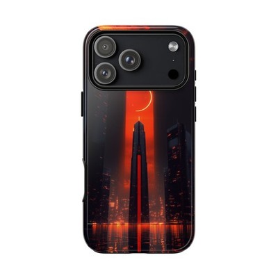 Phone Ink - iPhone | Galaxy | Pixel Case - High Contrast Cyberpunk City