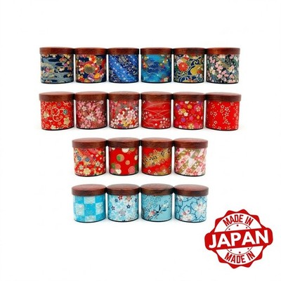 Japanische Teedose Luftdicht Teedose Washi Papier Kanister 150g Made in Japan