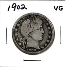 1902 BARBER HALF DOLLAR ***VG***