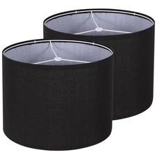 Drum Lampshade Set of 2, Lamp Shades for Table Lamps Floor Lamp, 13" Top X 13...