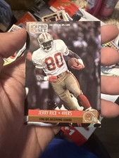 1991 Pro Set - League Leader Jerry Rice #11