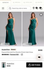 azazie bridesmaid dress peacock