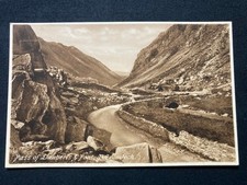 Pass of Llanberis & Pont y Cromlech Wales Vintage Postcard K27