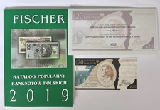 Poland 20 Zlotych Banknote 2009 + catalog 2019  Chopin  UNC set 