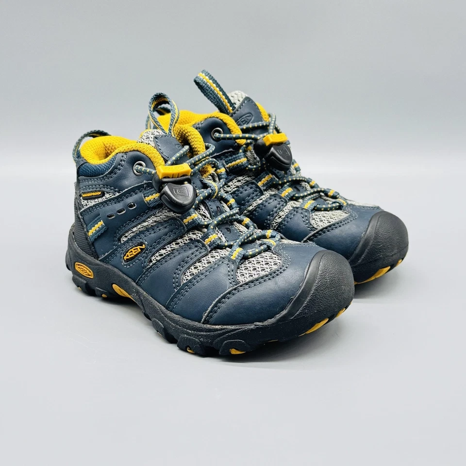 Keen Zapatos Niños Niños 8 C Azul Impermeable Sendero Exterior Duradero Senderismo Tenis Foto 2 de 4