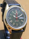 Rare vintage Seiko 5 automatic day date movement number 6309A japan made men's w