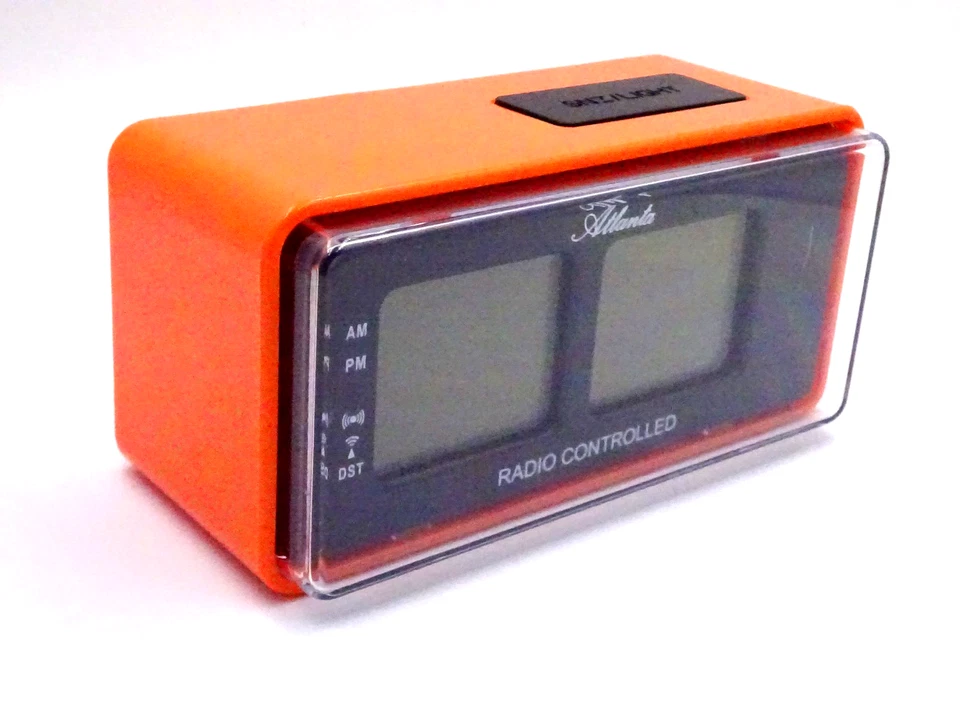 ATLANTA Top-Marke Funk Wecker Digital Weckwiederholung Beleuchtung Retro 1881/ - Bild 2 von 4